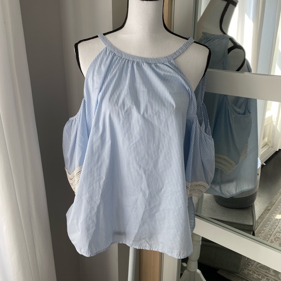 Ann Taylor off the shoulder top - Picture 1 of 3